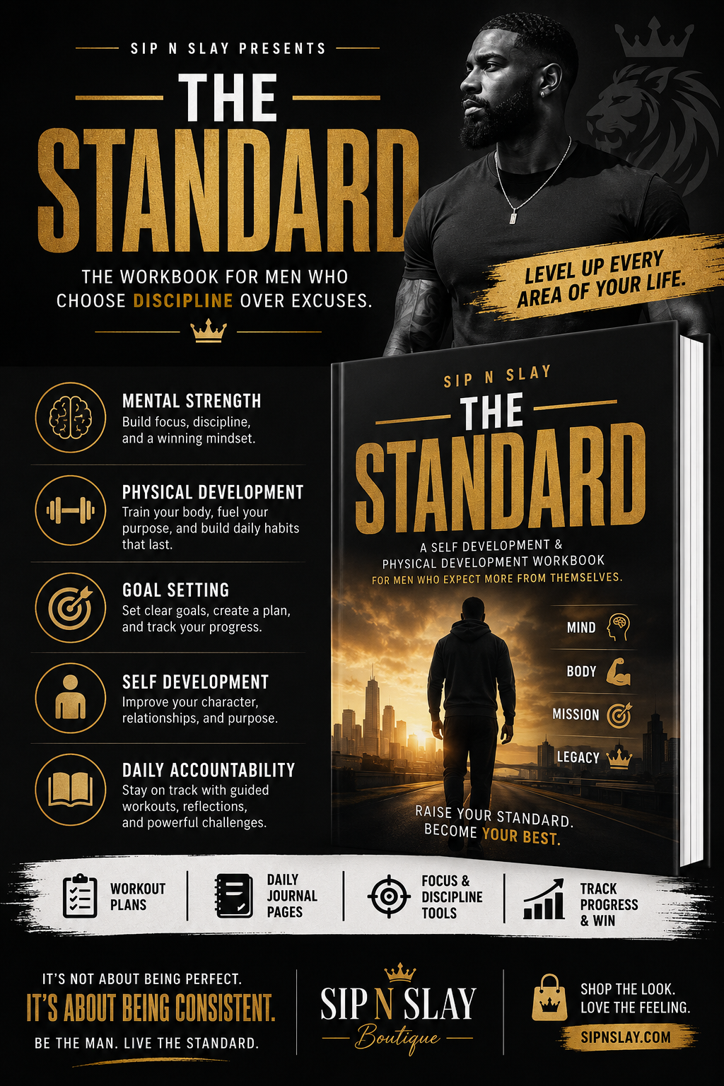 The Standard Men's Self- Development Workbook.